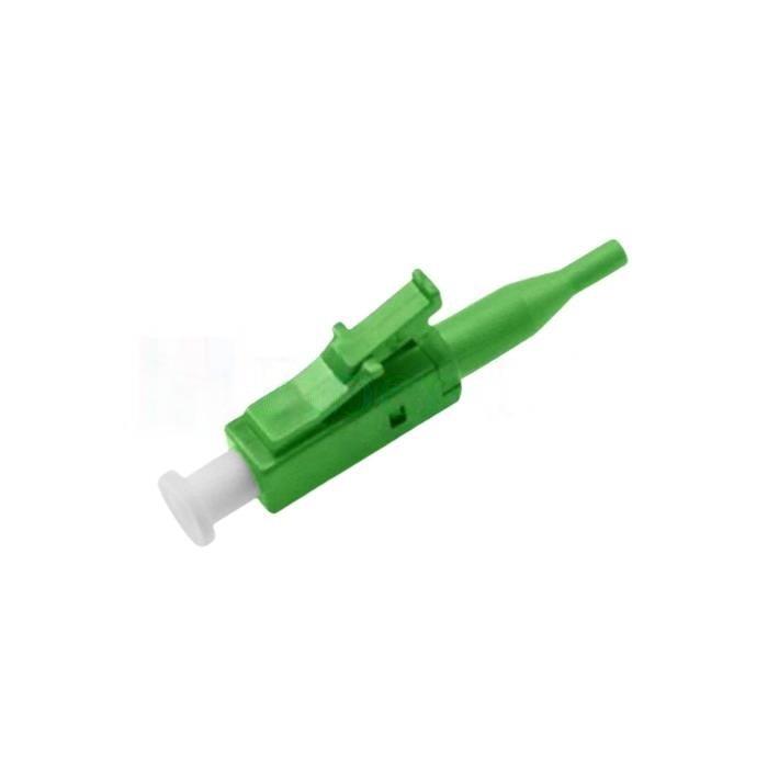 Singlemode-Simplex-0.9mm-Boot-LC-APC-Fiber-Optic-Connector Singlemode Simplex 0.9mm Boot LC APC Fiber Optic Connector