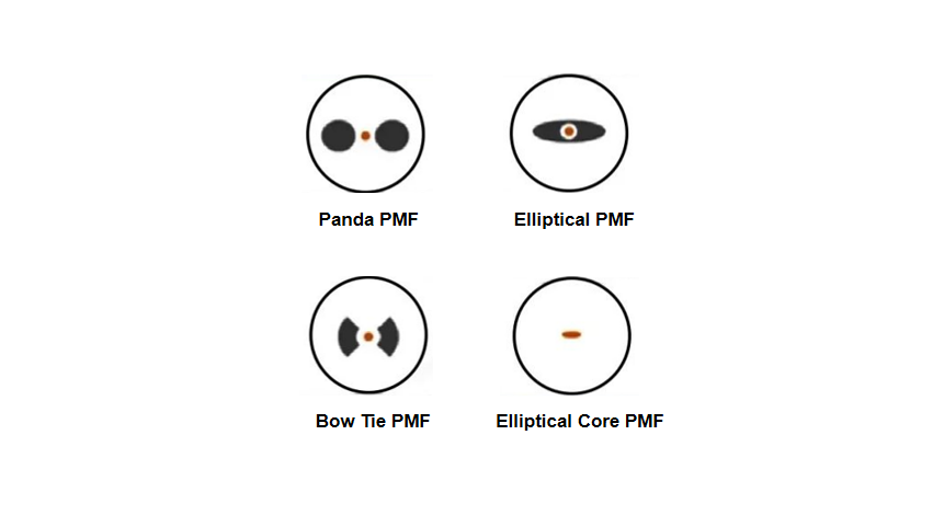 Structure of polarization maintaining fiber