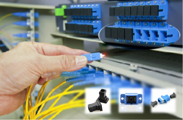 adapter dust caps explained how they protect fiber optic ports from dust and damage 1
