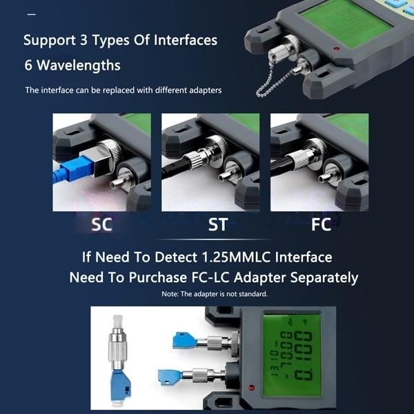 Optical Power Meter + Visual Fault Locator with 2.5mm Universal Connector-1